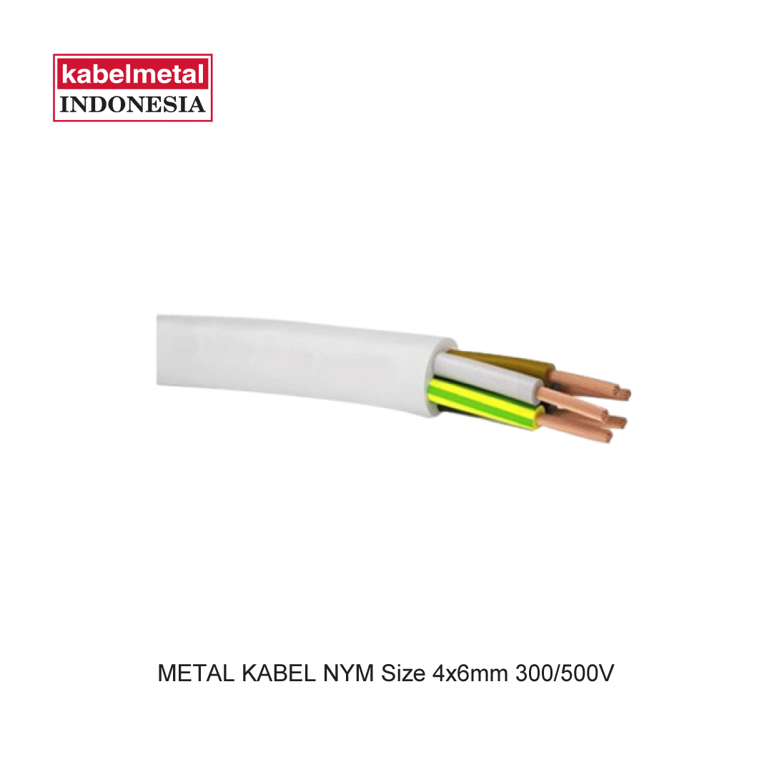 METAL CABLE NYM Size 4x6mm 300/500V