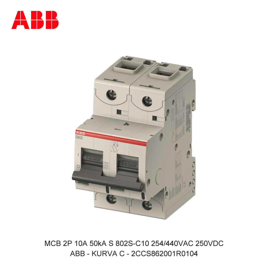 MCB 2P 10A 50kA CURVA C