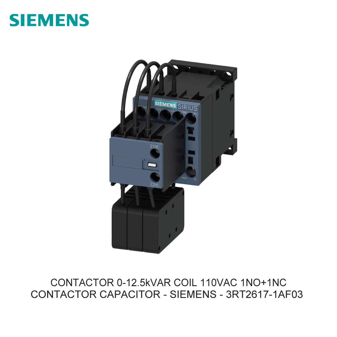 CONTACTOR 0-12.5kVAR COIL 110VAC 1NO+1NC