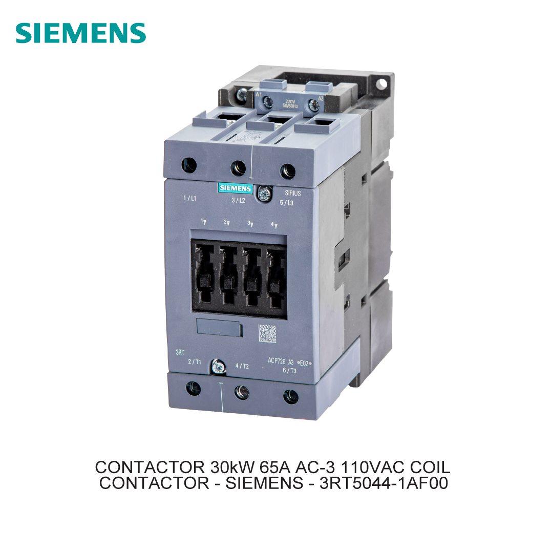 CONTACTOR 30kW 65A AC-3 110VAC COIL