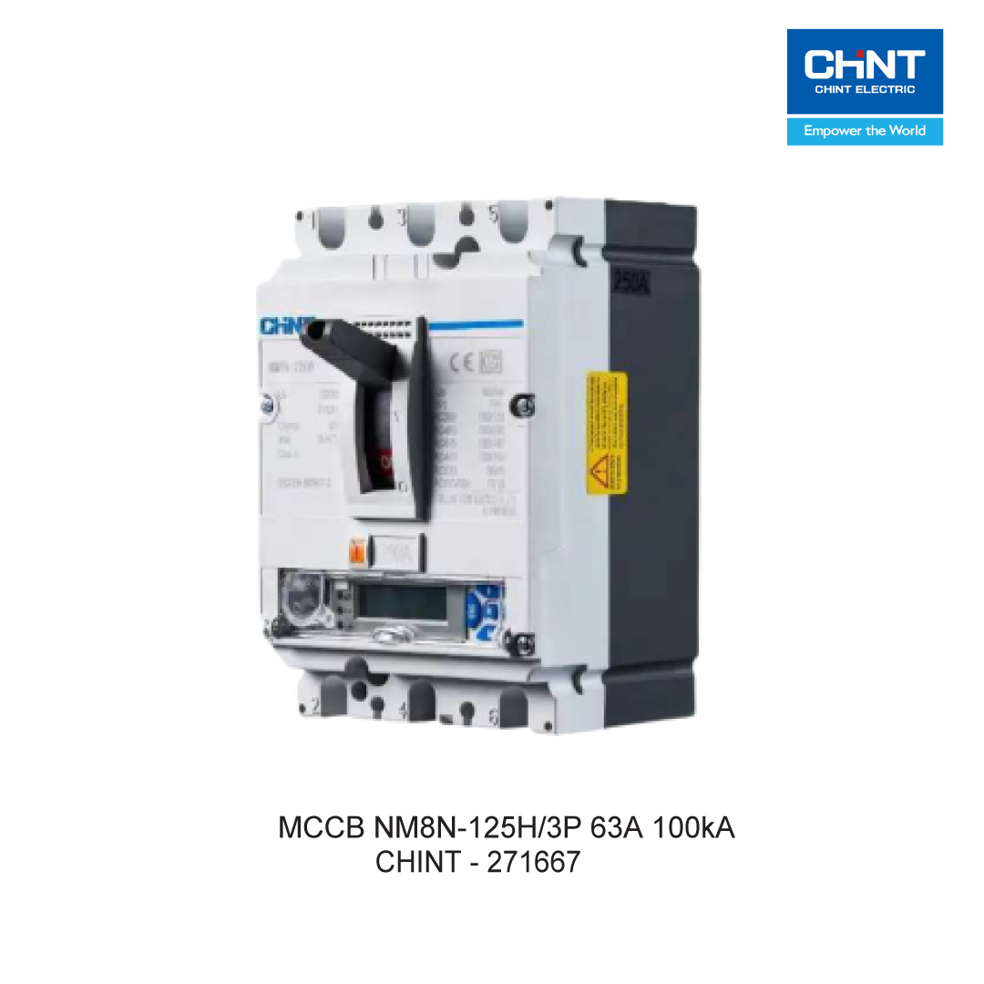 MCCB NM8N-125H/3P 63A 100kA