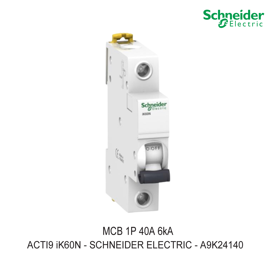 MCB 1P 40A 6kA CURVA C