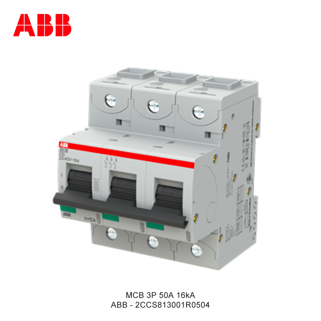 MCB 3P 50A 16kA CURVA C
