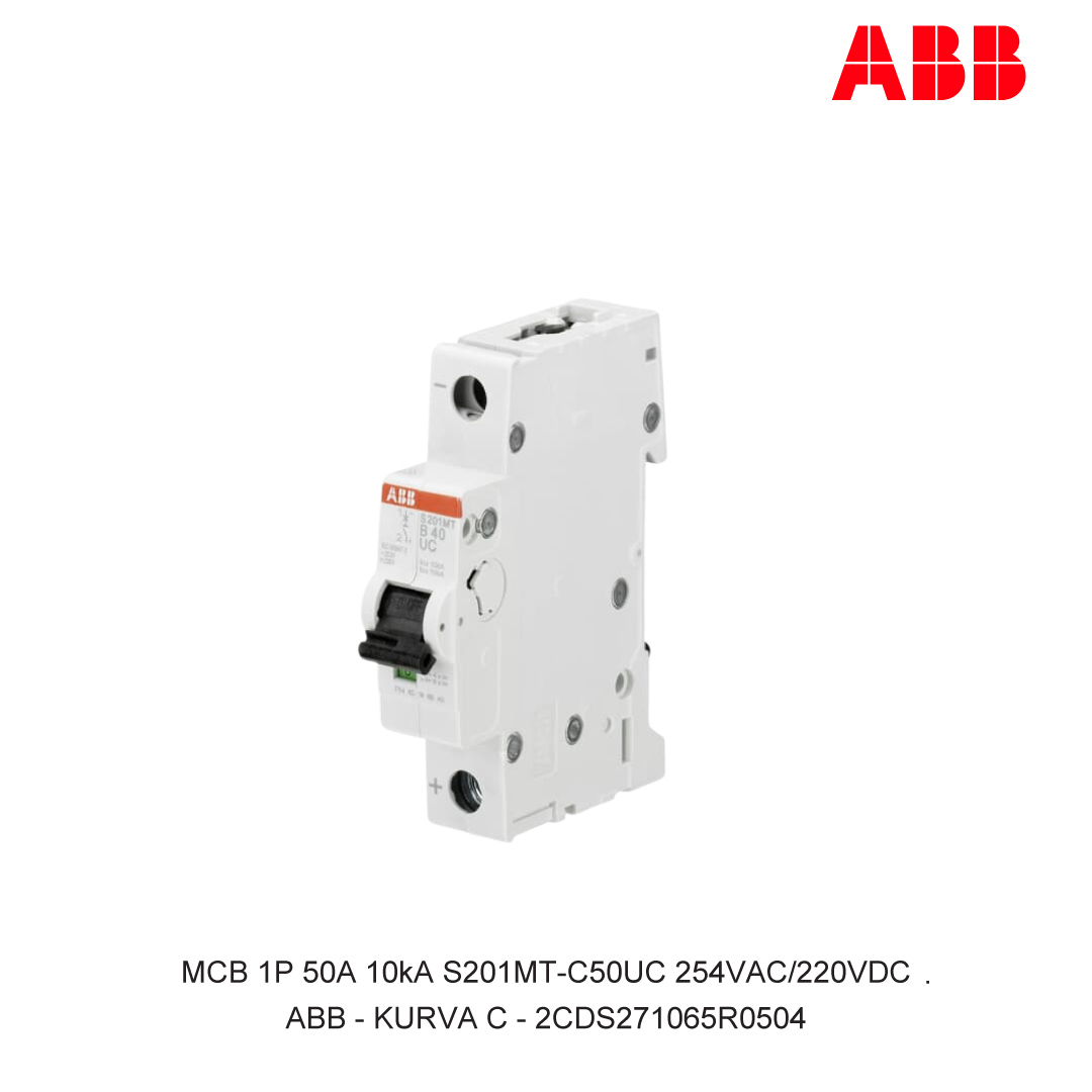MCB 1P 50A 10kA KURVA C