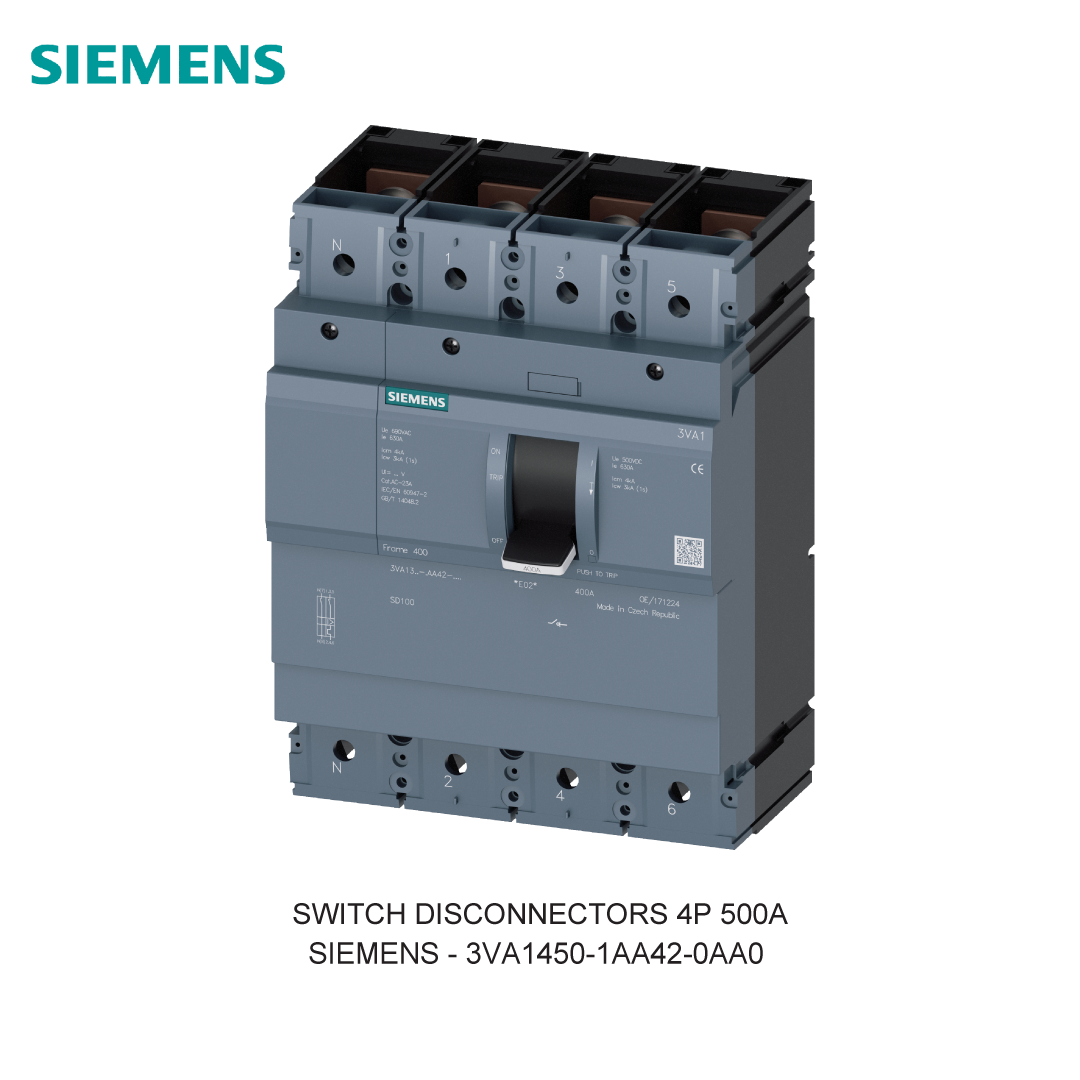 SWITCH DISCONNECTORS 4P 500A