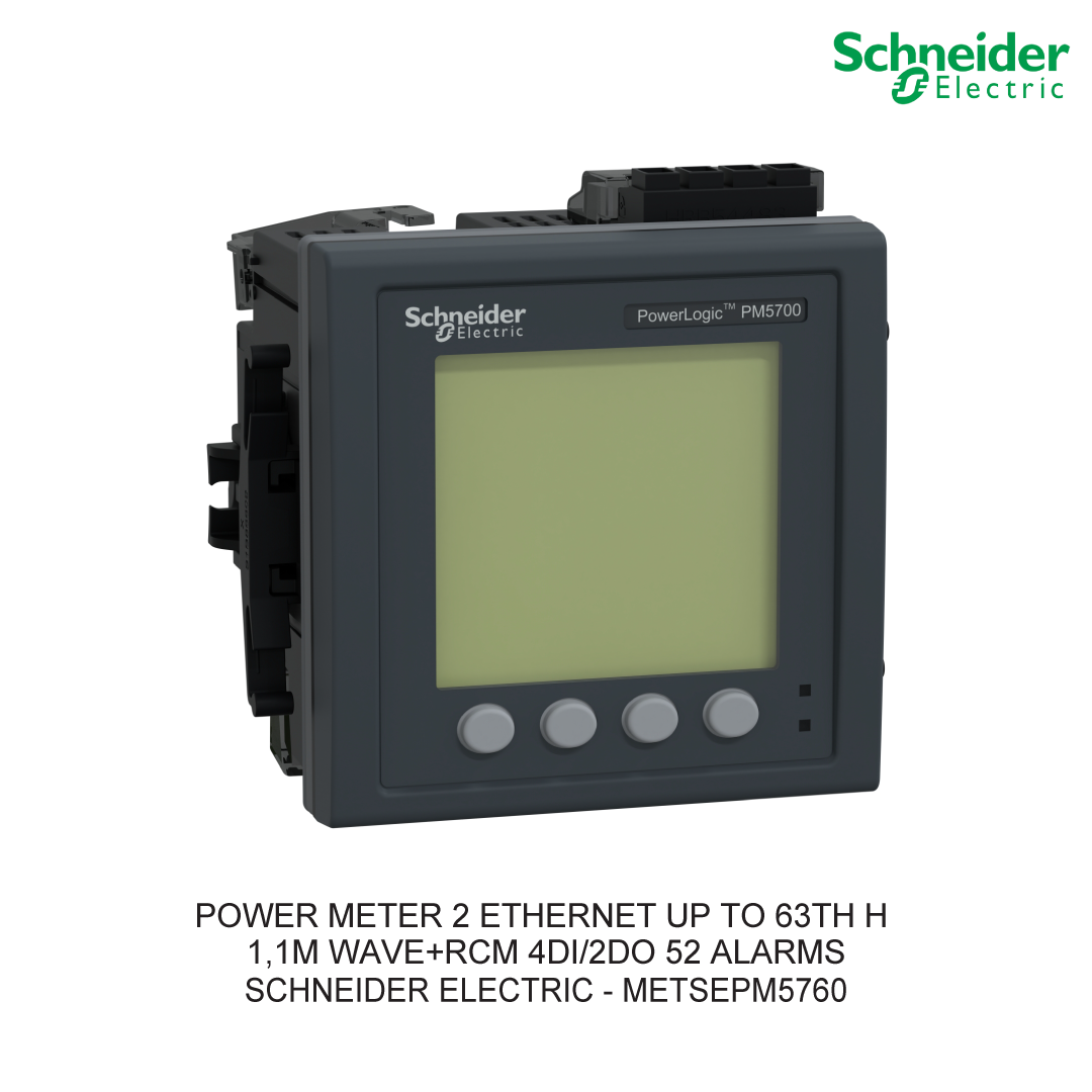 POWER METER 2 ETHERNET UP TO 63TH H 1,1M WAVE+RCM 4DI/2DO 52 ALARMS