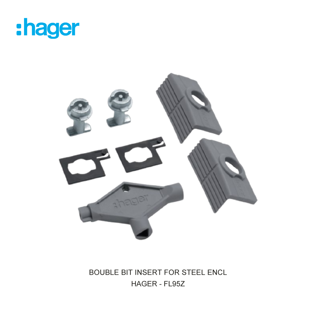 BOUBLE BIT INSERT FOR STEEL ENCL.