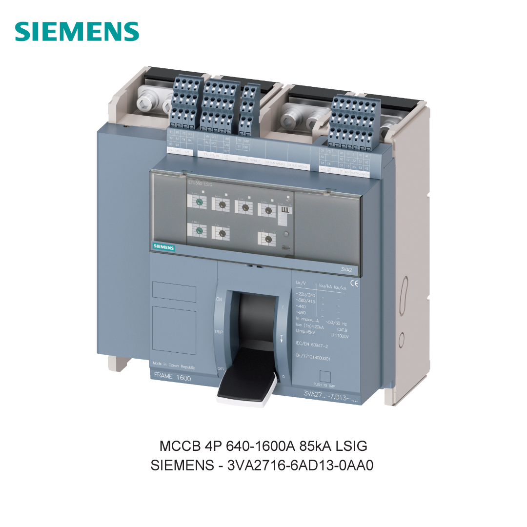 MCCB 4P 640-1600A 85kA LSIG