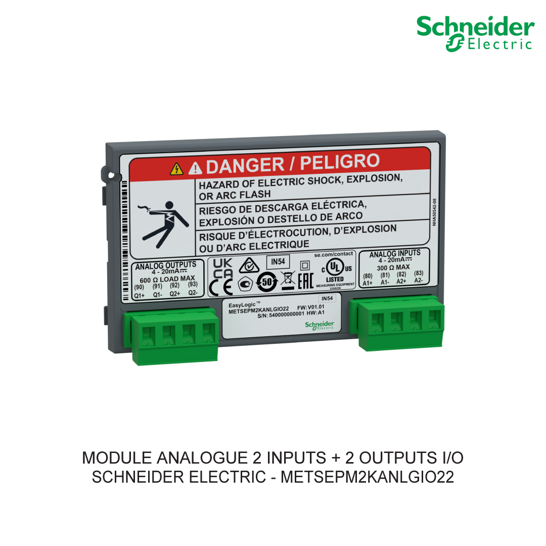 MODULE ANALOGUE 2 INPUTS + 2 OUTPUTS I/O