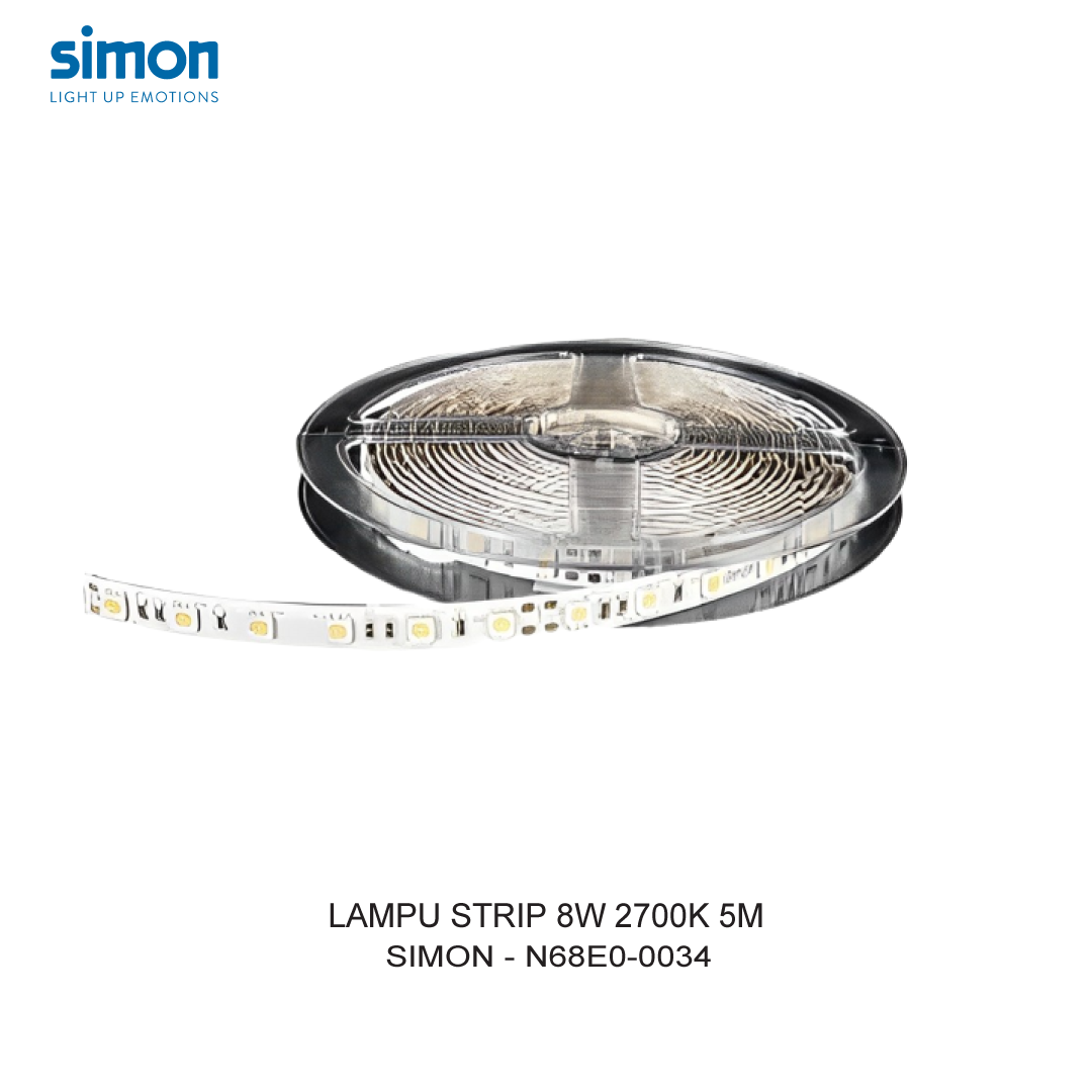 SIMON LED STRIP 8W 2700K 5M