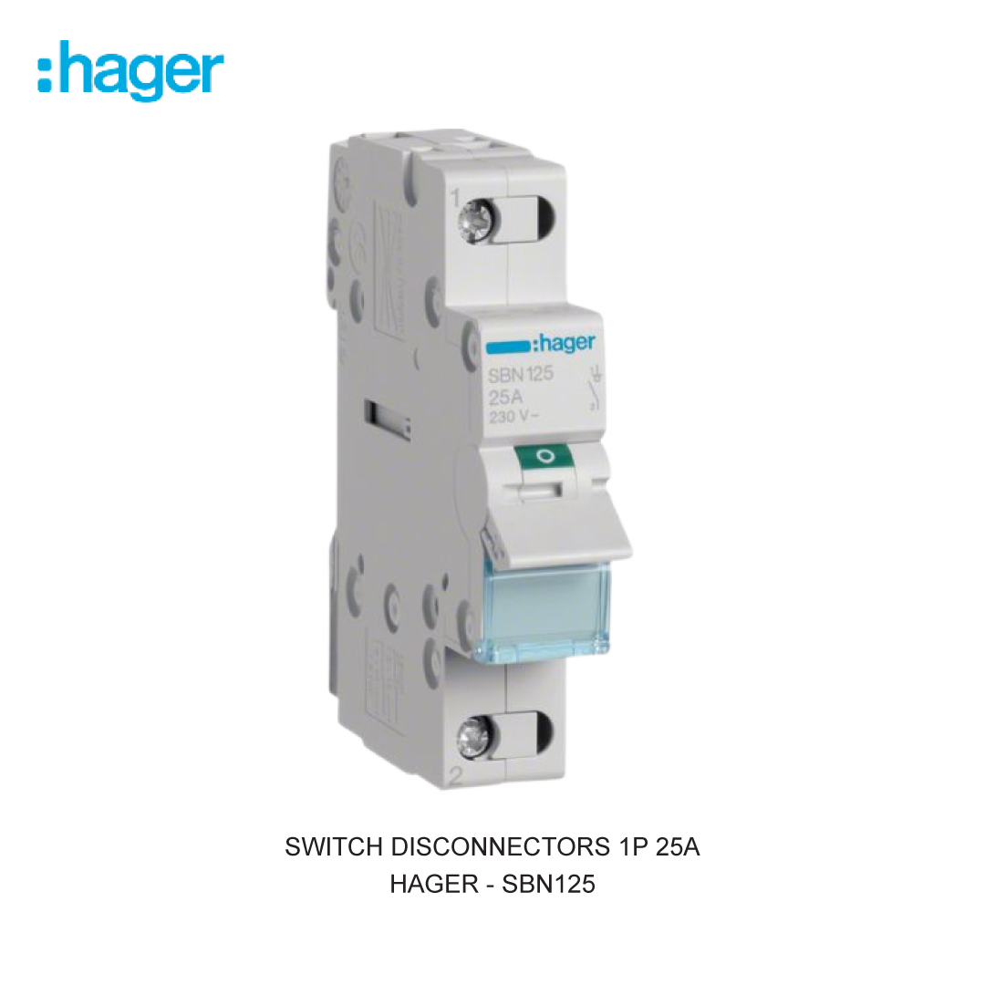 SWITCH DISCONNECTORS 1P 25A