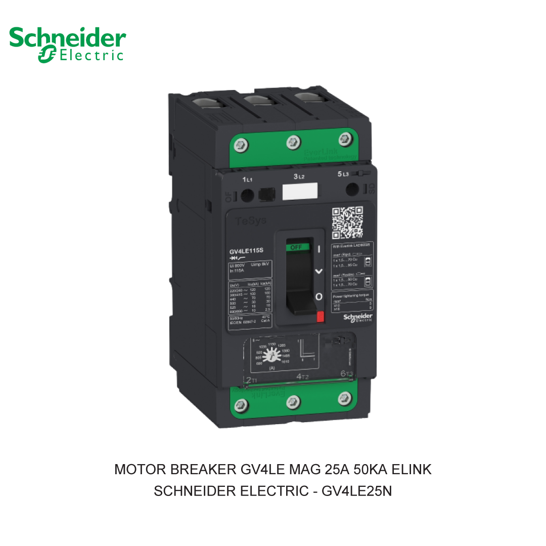 MOTOR BREAKER GV4LE MAG 25A 50KA ELINK