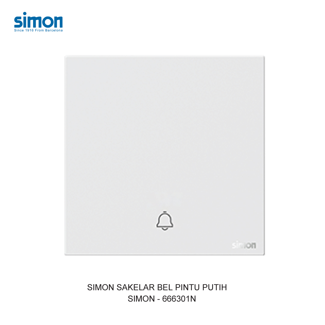 SIMON DOORBELL SWITCH WHITE