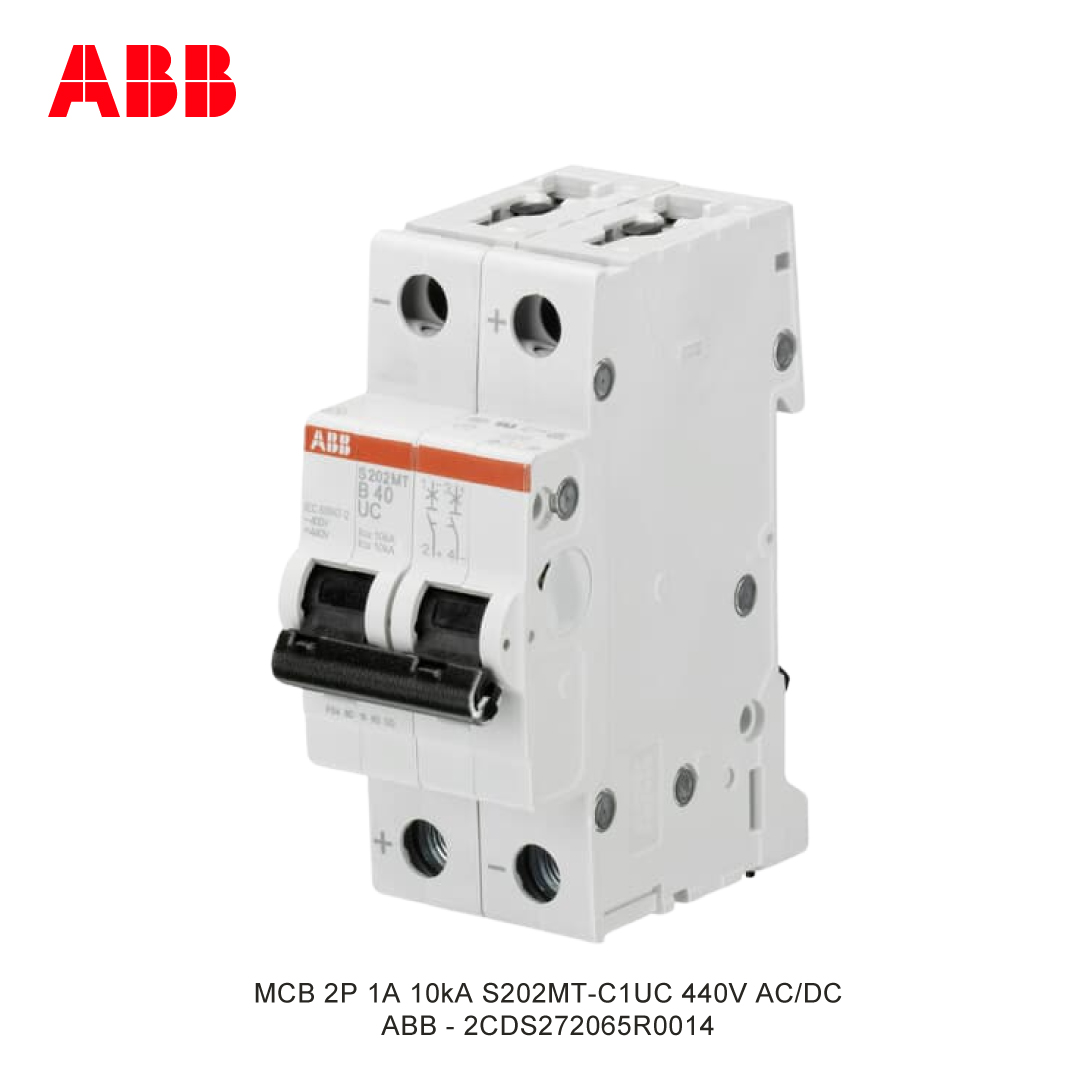 MCB 2P 1A 10kA CURVA C