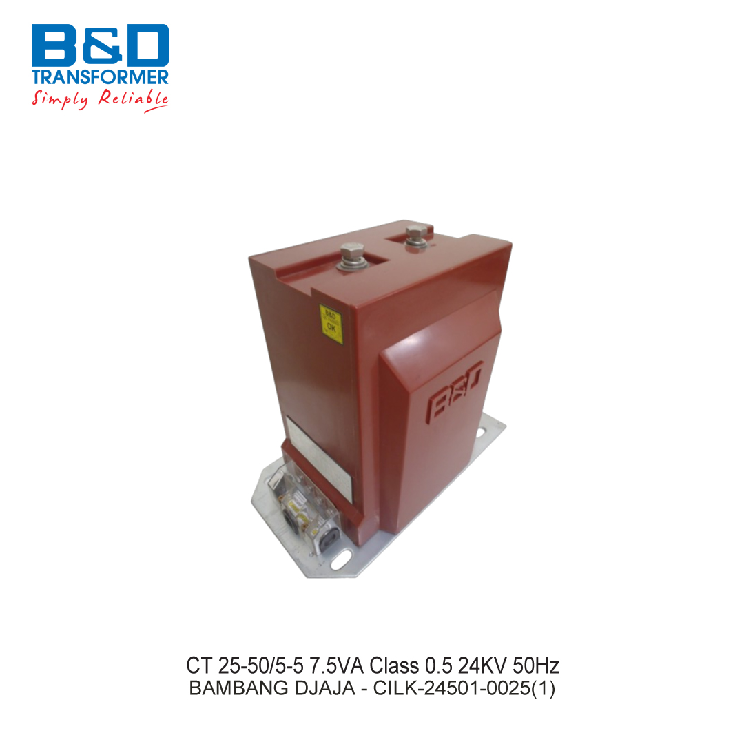 CT 25-50/5-5 7.5VA Class 0.5 24KV 50Hz