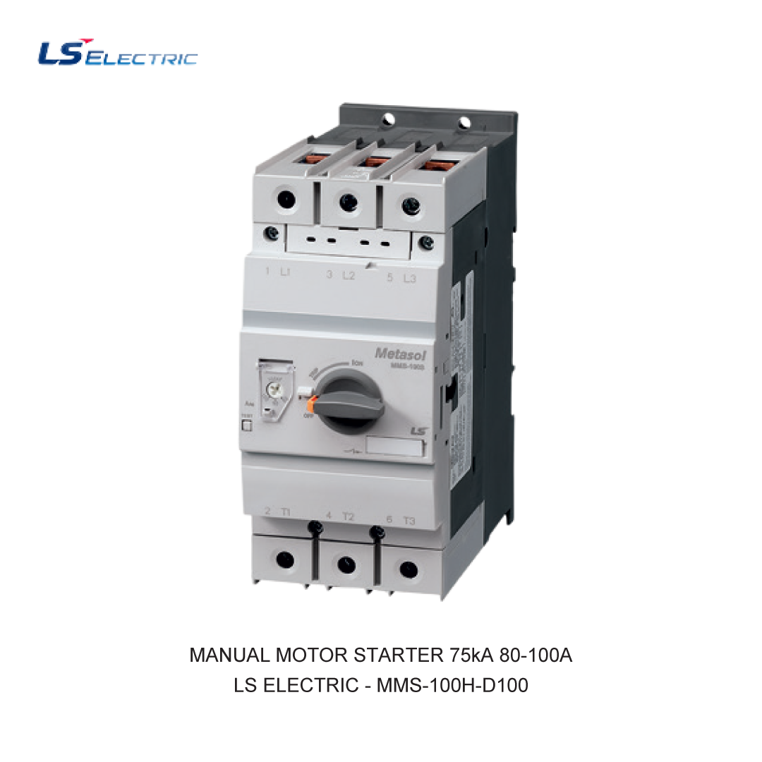 MANUAL MOTOR STARTER 75kA 80-100A