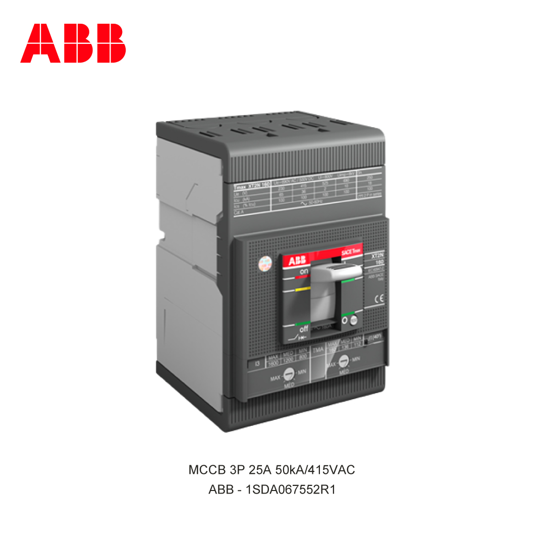 MCCB 3P 25A 50kA/415VAC