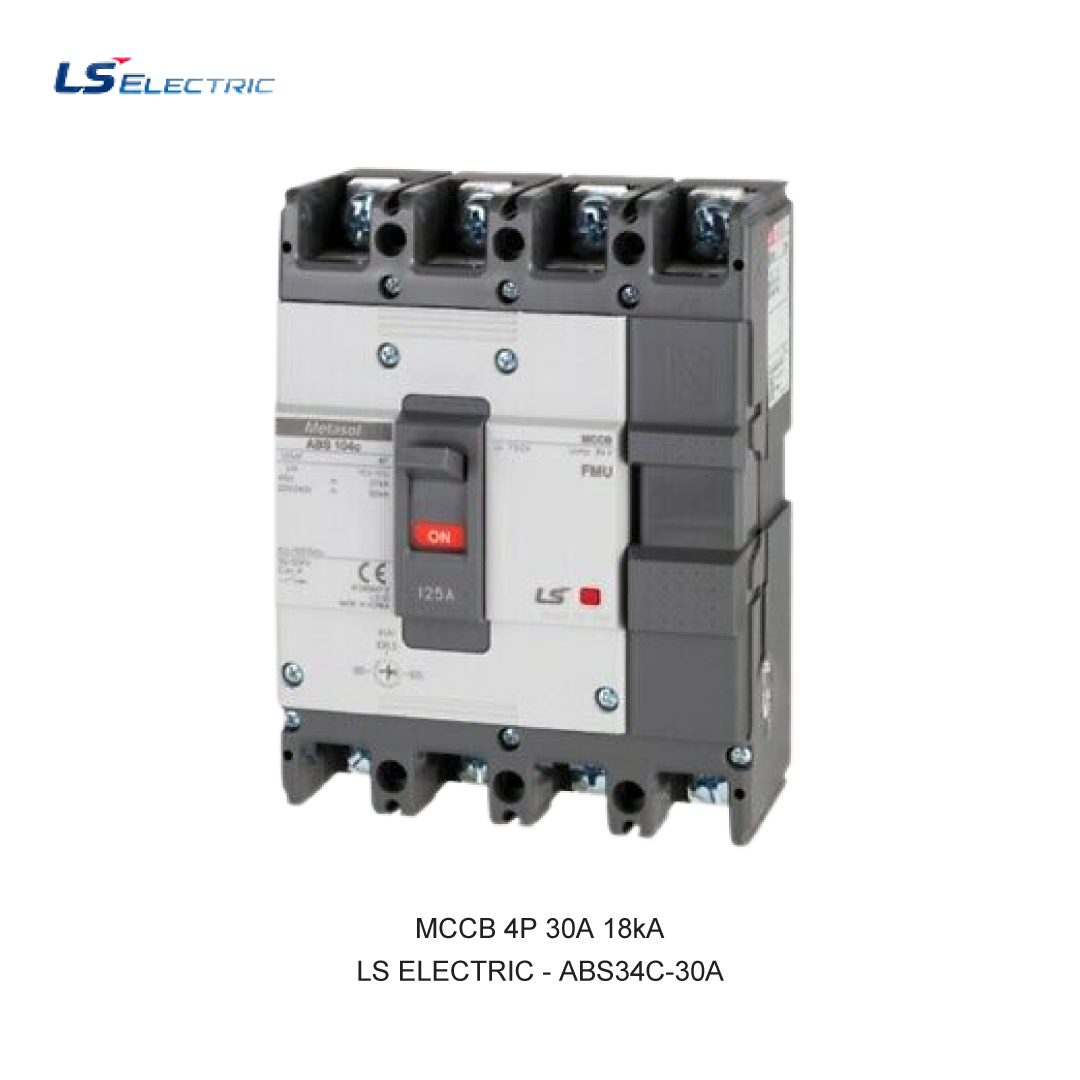MCCB 4P 30A 18kA