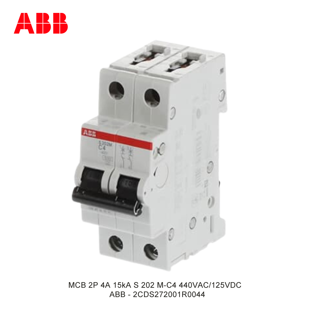 MCB 2P 4A 15kA CURVA C
