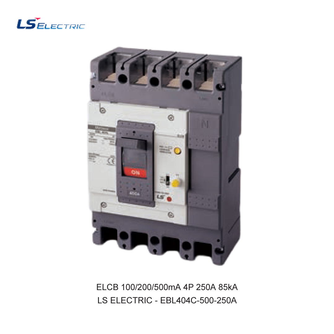 ELCB 100/200/500mA 4P 250A 85kA