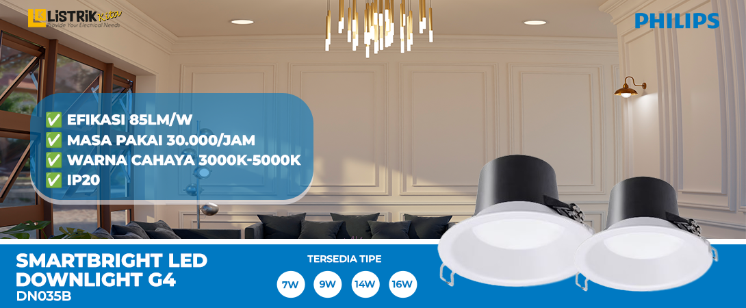 SMARTBRIGHT LED DOWNLIGHT G4 DN035B