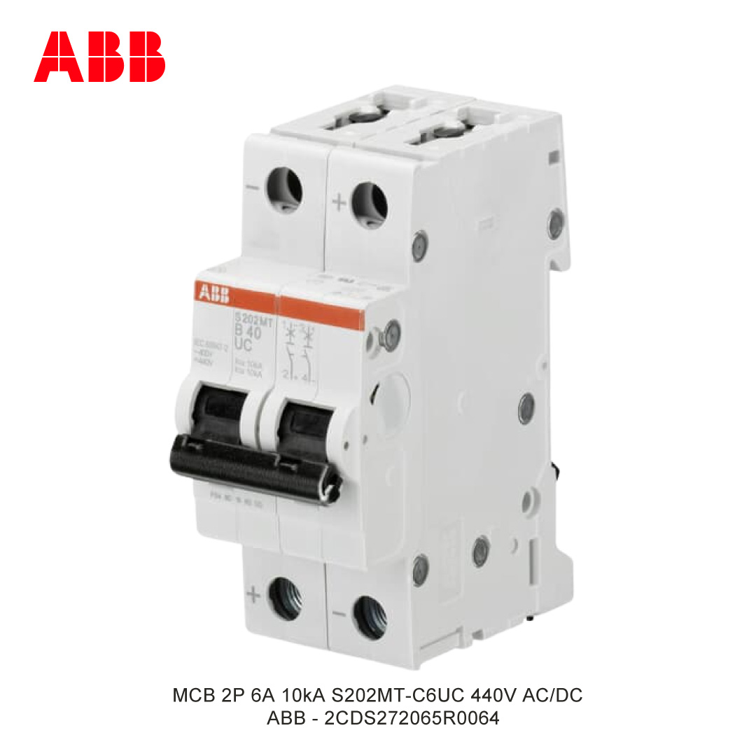 MCB 2P 6A 10kA CURVA C