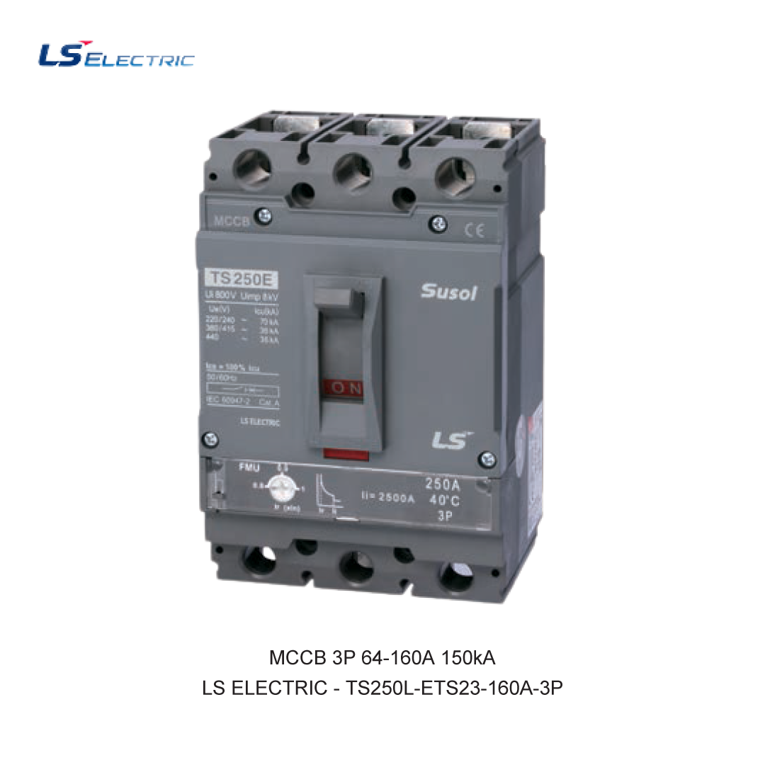 MCCB 3P 64-160A 150kA