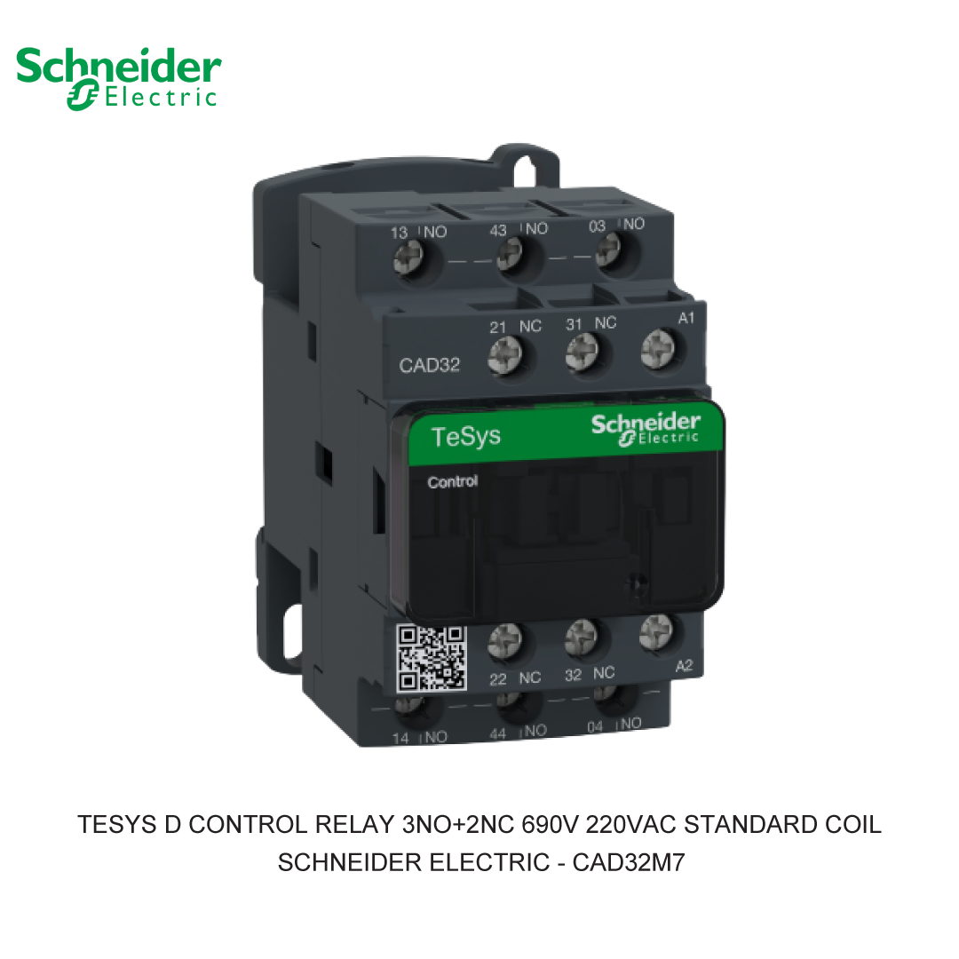 TESYS D CONTROL RELAY 3NO+2NC 690V 220VAC STANDARD COIL