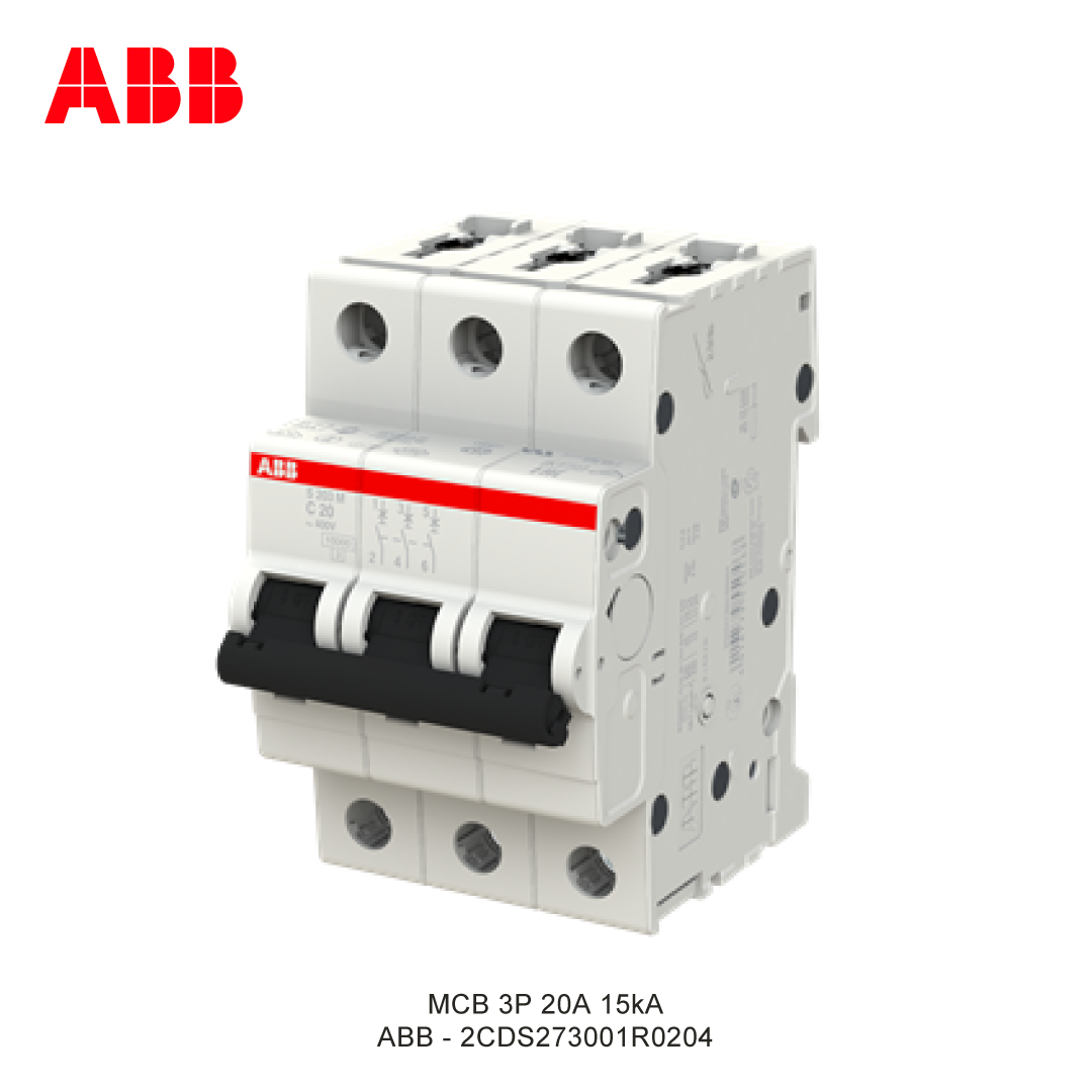 MCB 3P 20A 15kA KURVA C