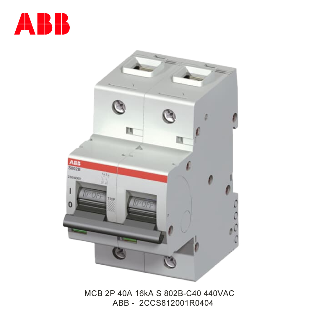 MCB 2P 40A 16kA CURVA C