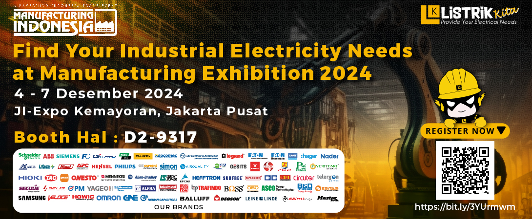 Listrik Kita Akan Hadir di Pameran Manufacturing Indonesia 2024