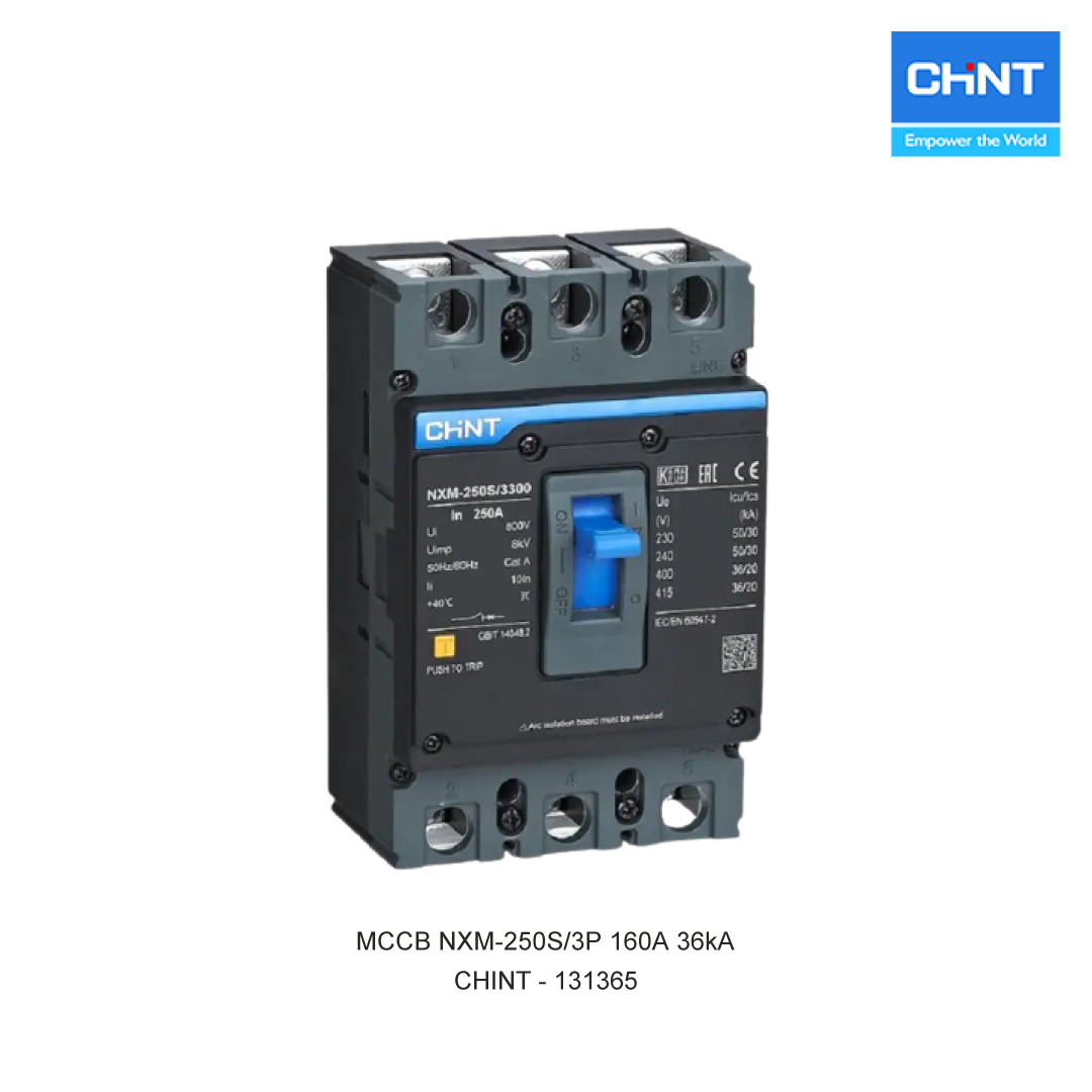 MCCB NXM-250S/3P 160A 36kA