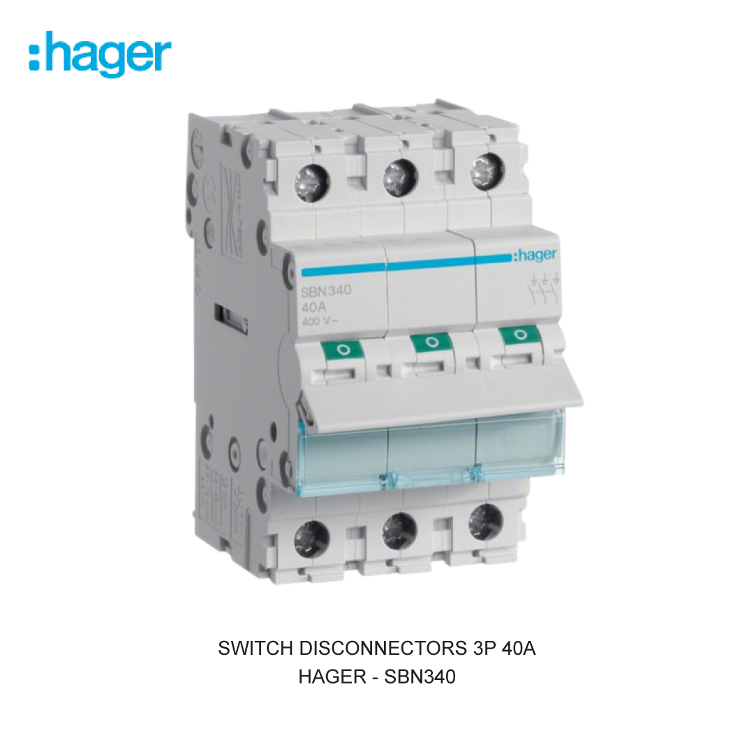 SWITCH DISCONNECTORS 3P 40A
