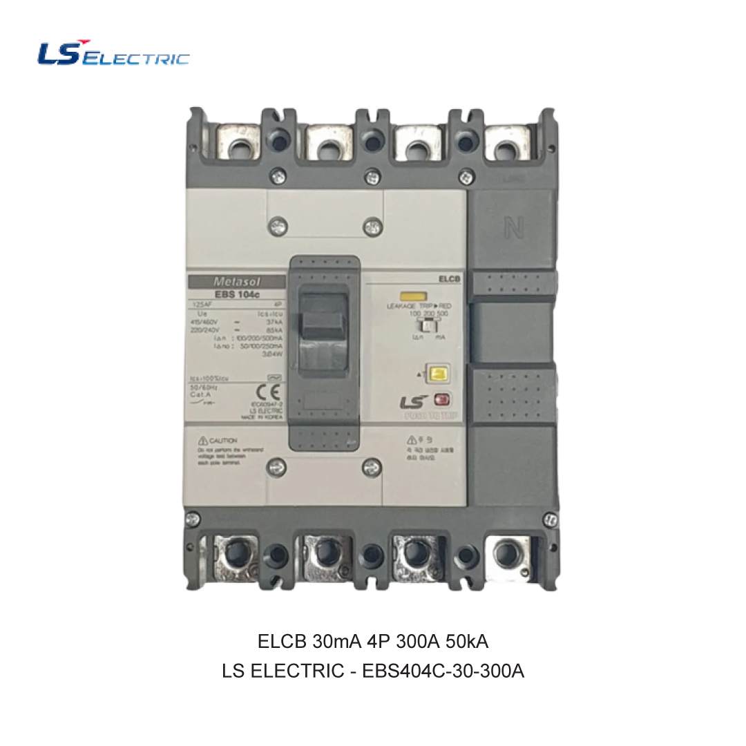 ELCB 30mA 4P 300A 50kA