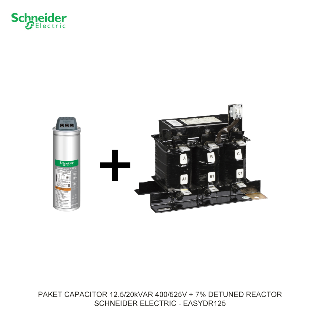 PACKAGE CAPACITOR 12.5/20kVAR 400/525V + 7% DETUNED REACTOR