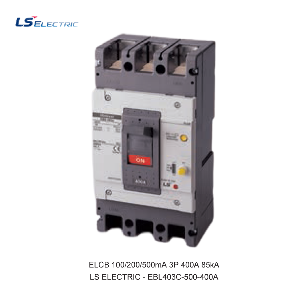 ELCB 100/200/500mA 3P 400A 85kA