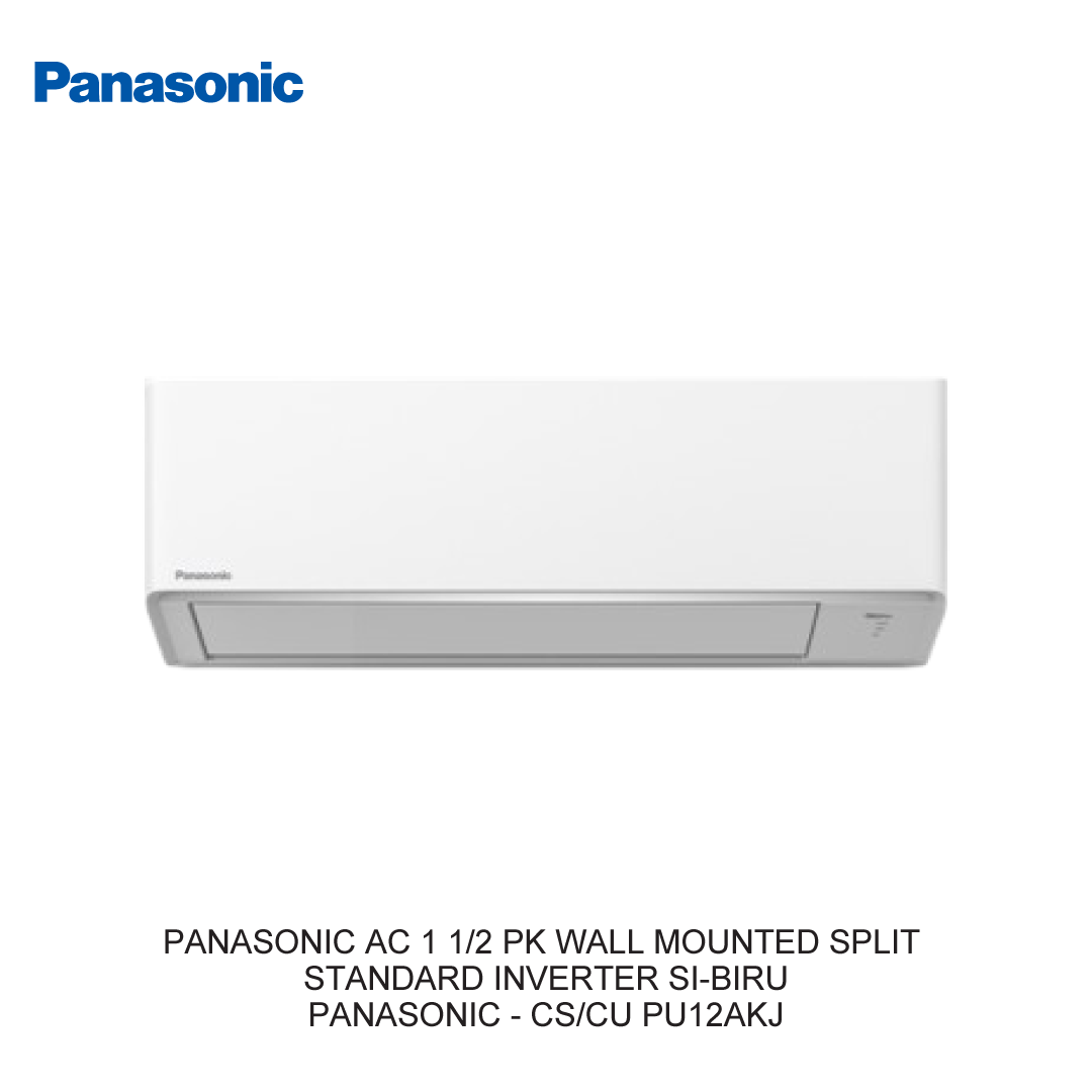 PANASONIC AC 1 1/2 PK WALL MOUNTED SPLIT STANDARD INVERTER SI-BIRU