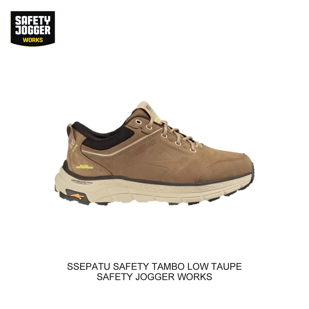 SEPATU SAFETY TAMBO LOW TAUPE