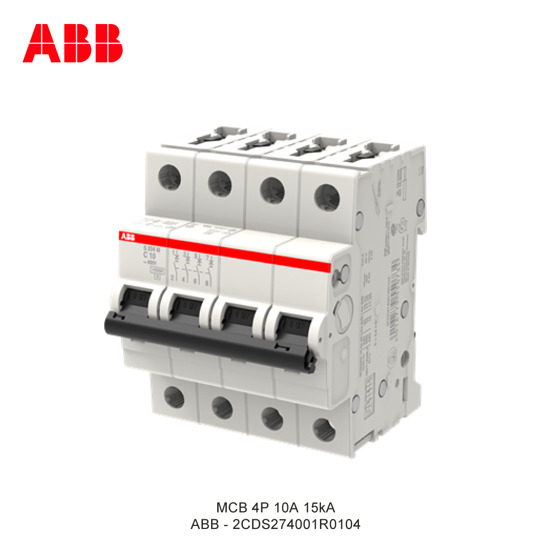 MCB 4P 10A 15kA KURVA C