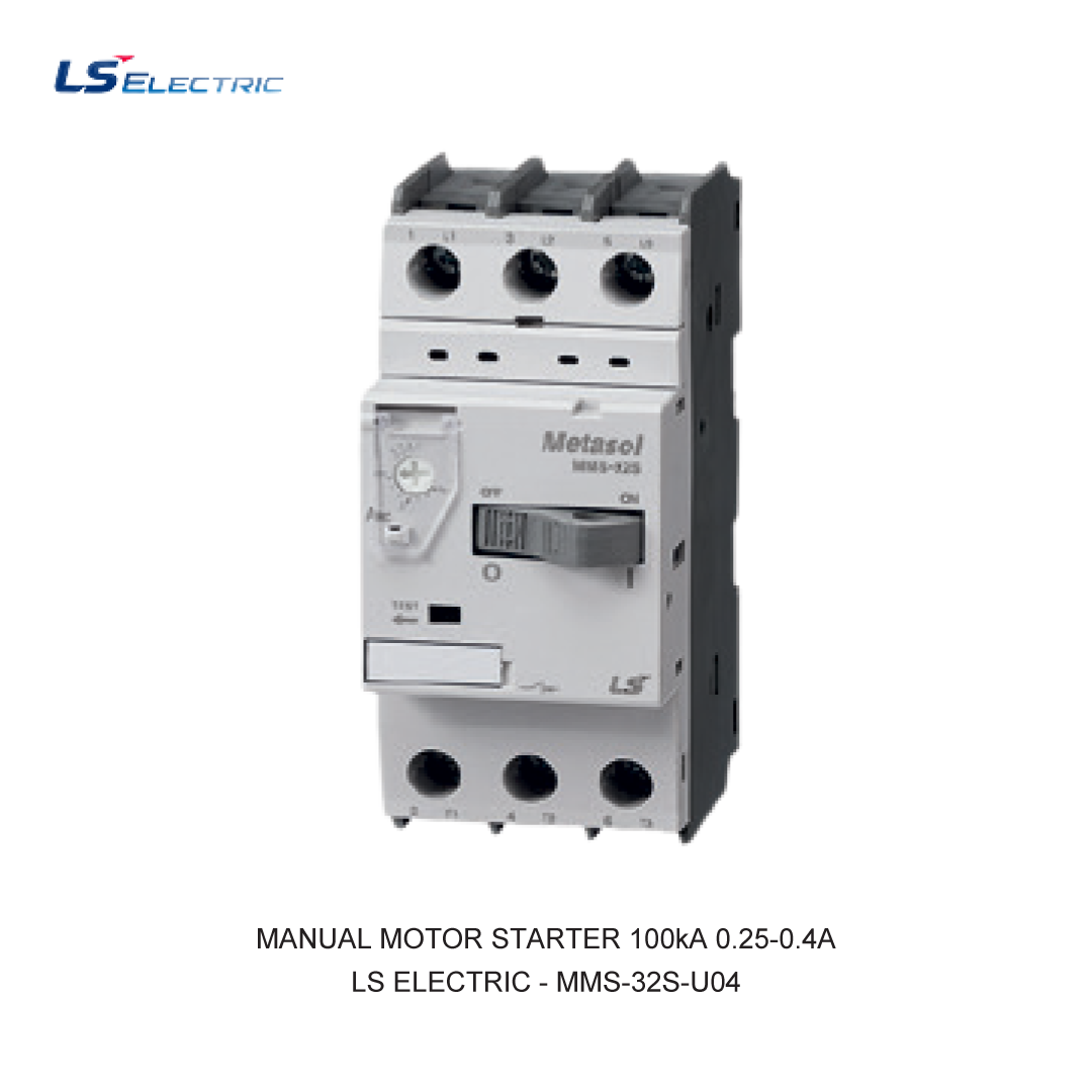 MANUAL MOTOR STARTER 100kA 0.25-0.4A