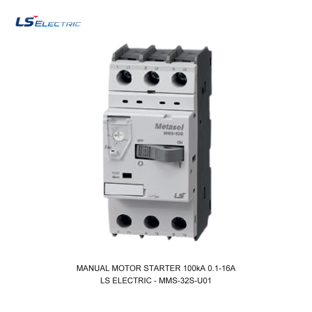 MANUAL MOTOR STARTER 100kA 0.1-0.16A